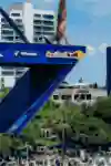Preda was locked into battle with Prygorov and Popovici for a podium place On June 6, 2026, Cătălin Preda of Romania launches an armstand dive from the 21 metre platform during the final day of the Red Bull Cliff Diving World Series in St. Petersburg, USA