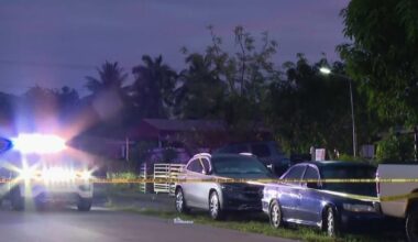 Crime scene tape blocks off Miami Gardens neighborhood after overnight shooting