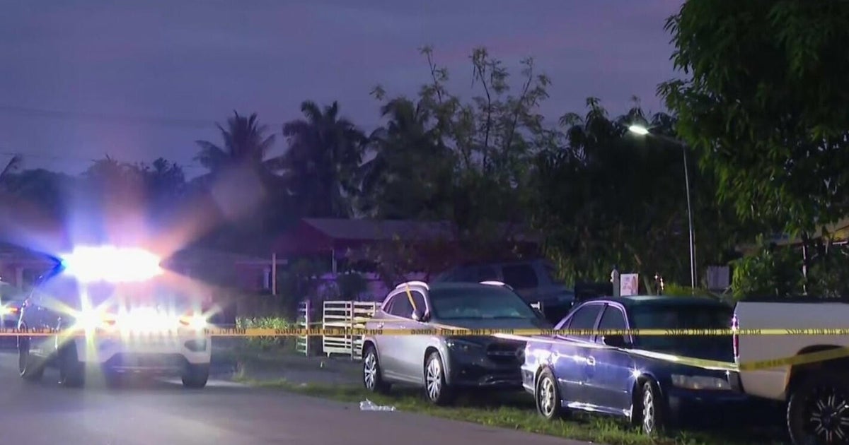 Crime scene tape blocks off Miami Gardens neighborhood after overnight shooting