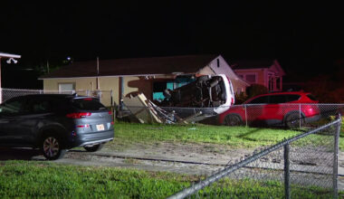 St. Petersburg car crash: Police searching for driver of stolen car that slammed into home