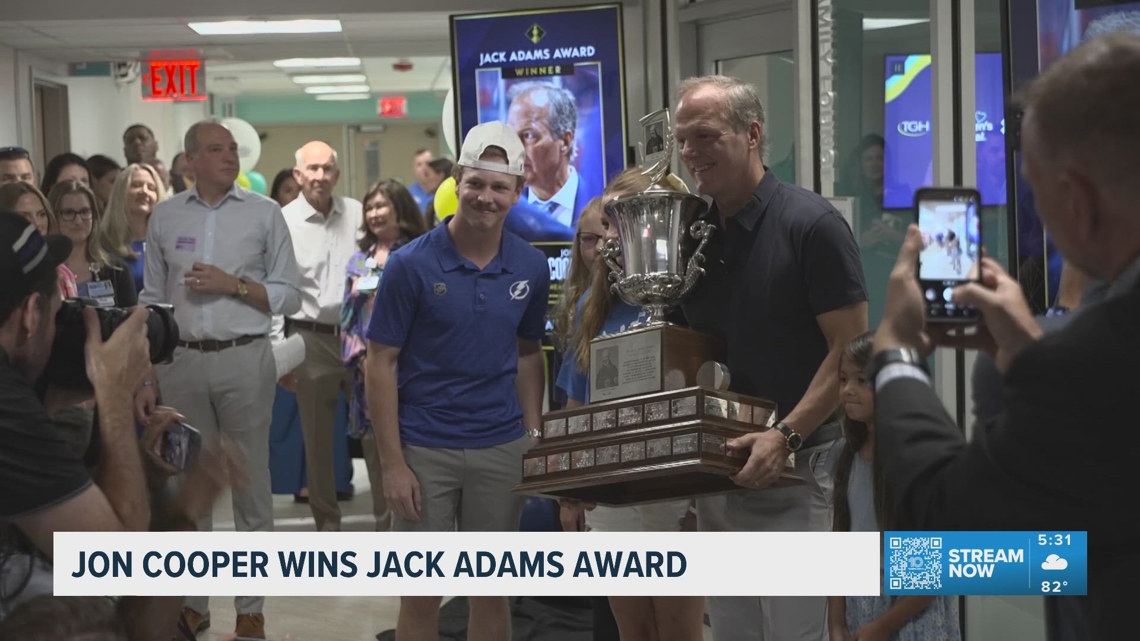 Jon Cooper, Bolts head coach, gets Jack Adams Award