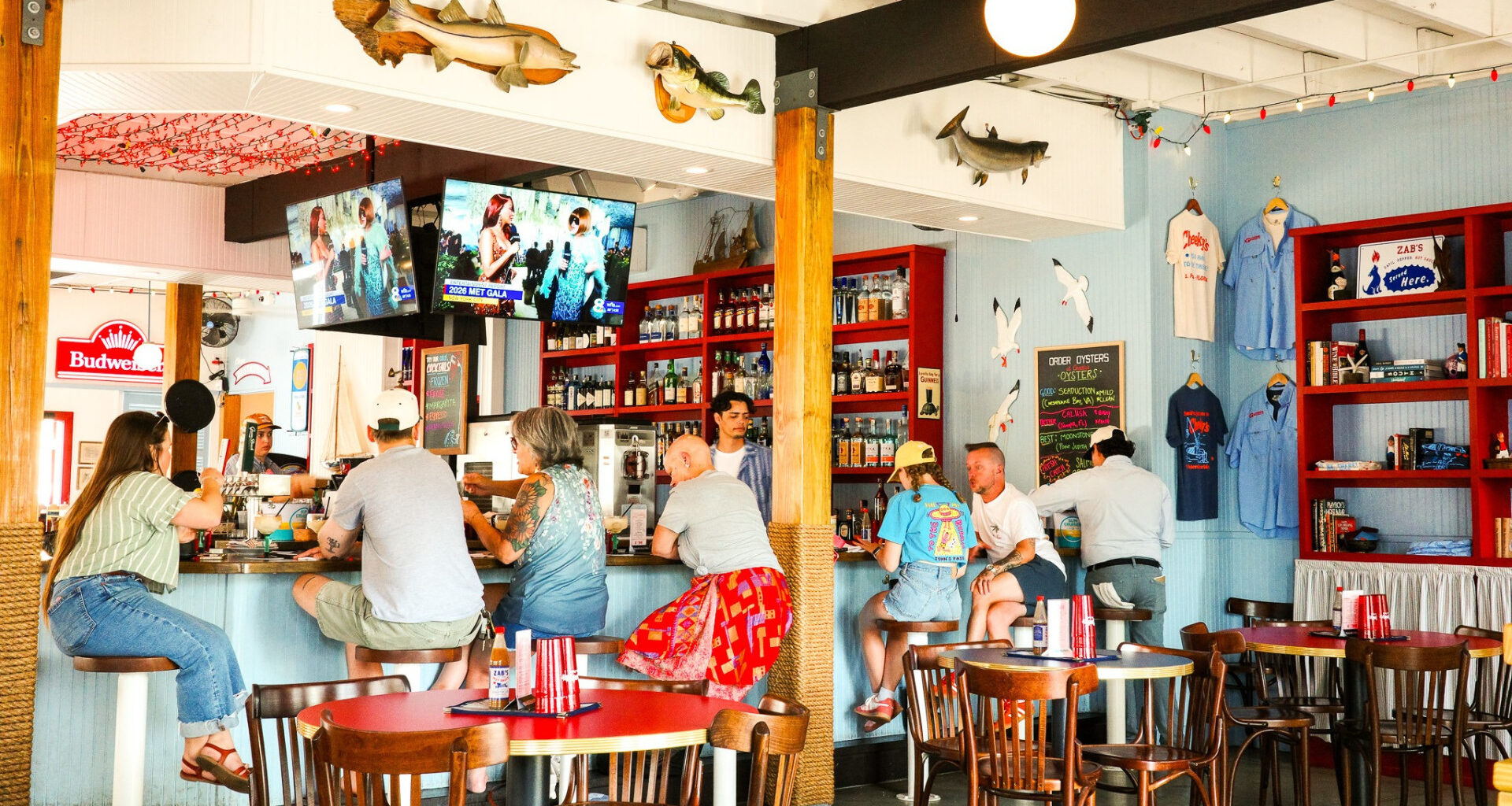 The interior of a restaurant