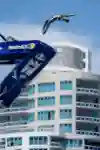 But it was Popovici who secured the top three finish in the Sunshine State On June 6, 2026, Constantin Popovici of Romania takes a daring leap from the 21 metre platform at the Red Bull Cliff Diving World Series in St. Petersburg, United States