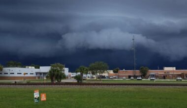 A stormy Father's Day afternoon across the First Coast