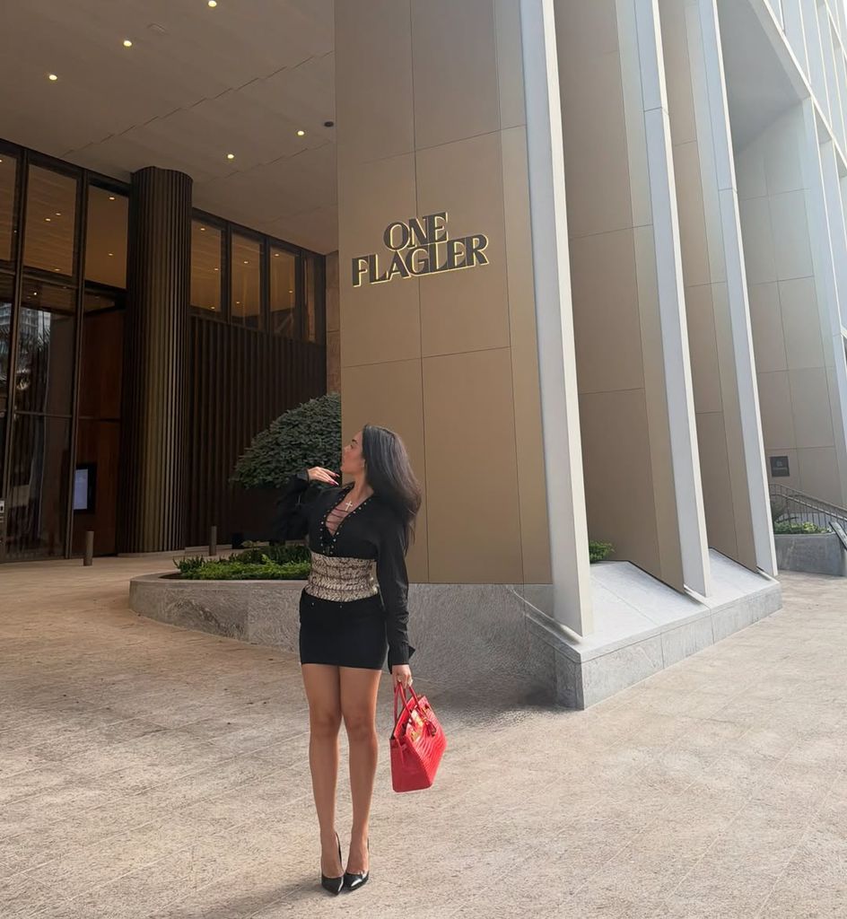 Georgina Rodríguez shows off her signature style in a fitted corset look and miniskirt.