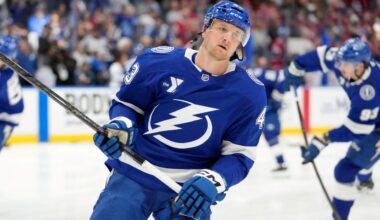 The Tampa Bay Lightning on Friday sent defenseman Darren Raddysh to the Toronto Maple Leafs in exchange for a 5th-round draft pick. (AP Photo/Chris O'Meara)