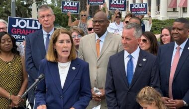 Democratic candidate for Florida governor, David Jolly, selects former U.S. congresswoman as his running mate