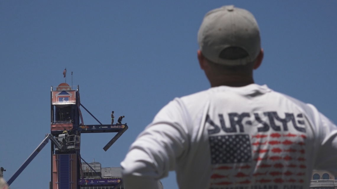Red Bull Cliff Diving World Series makes a splash at St. Pete Pier