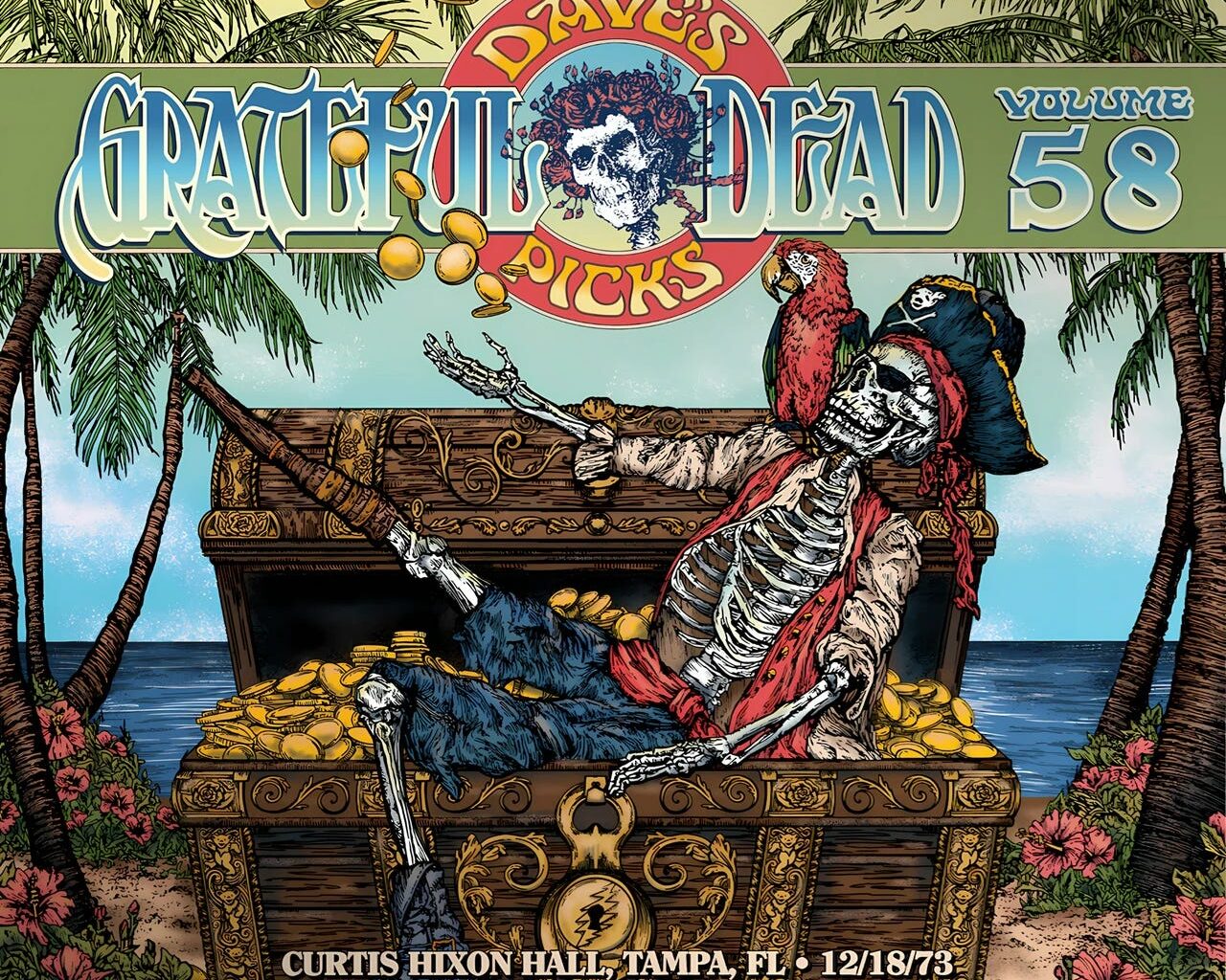 Grateful Dead: Dave's Picks Volume 58 - Curtis Hixon Hall, Tampa, FL, December 18, 1973 (ALBUM REVIEW)