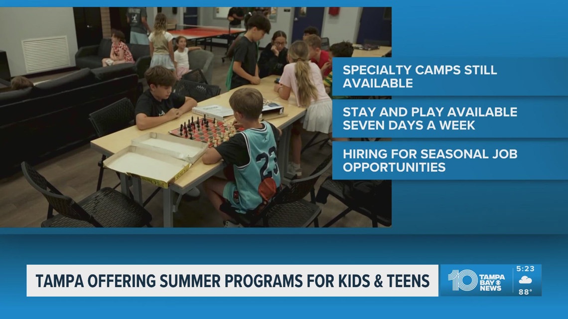 Summer camps kick off for kids in Tampa