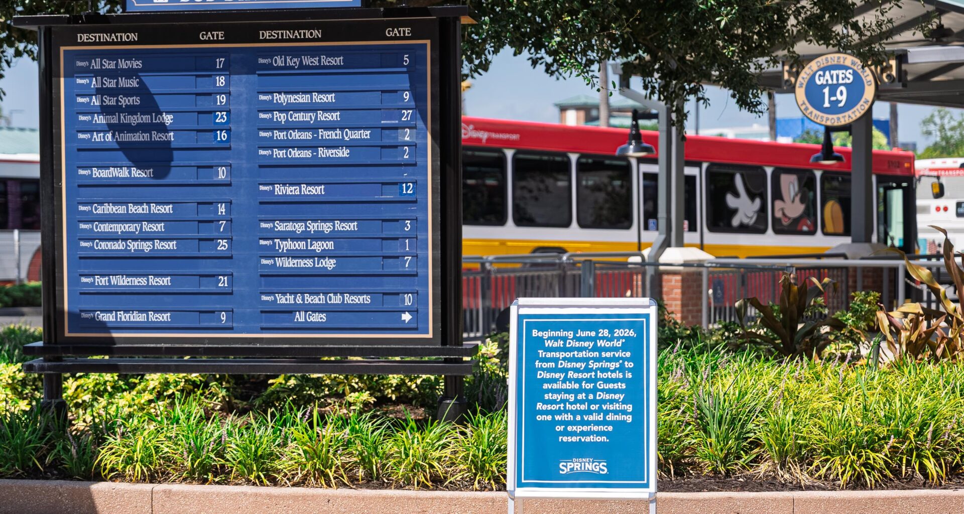 Disney Reveals Full Details on Disney Springs Transportation Verification Starting June 28