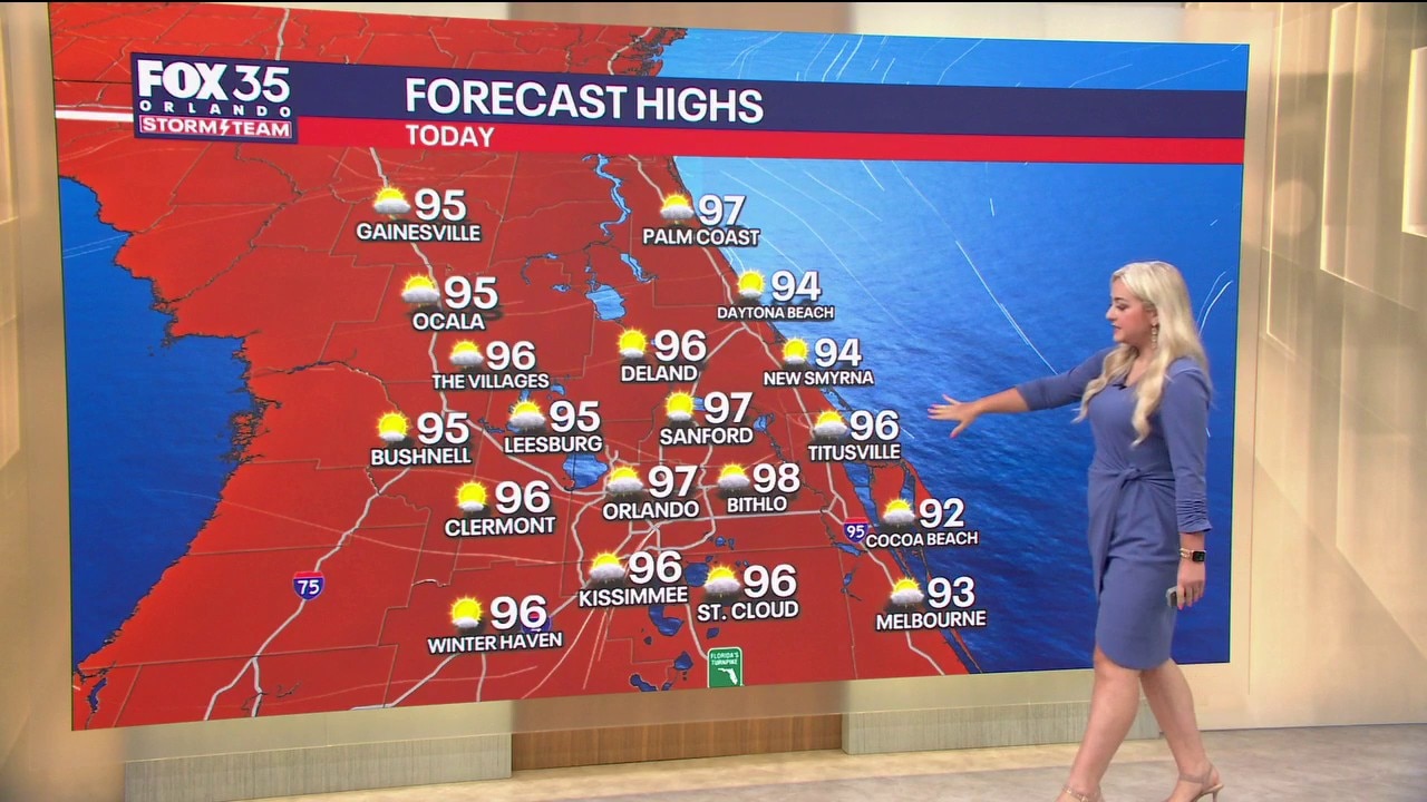 Orlando AM Weather Forecast: Hot, steamy day ahead