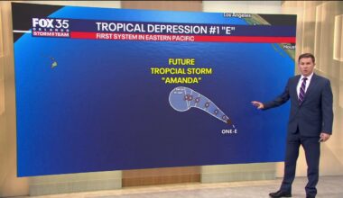 Tropics forecast: 1st Tropical Depression of the Season