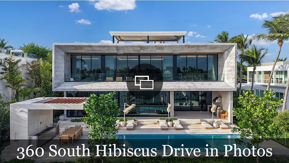 360 South Hibiscus Drive exterior back
