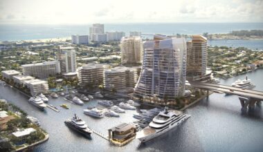Tavistock unveils Phase II of Pier Sixty-Six — four 23-story towers, 339 residences, and a new water basin