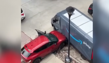 Florida Passenger Jumps Into Driver's Seat During Traffic Stop, Crashes Into Amazon Truck While Fleeing