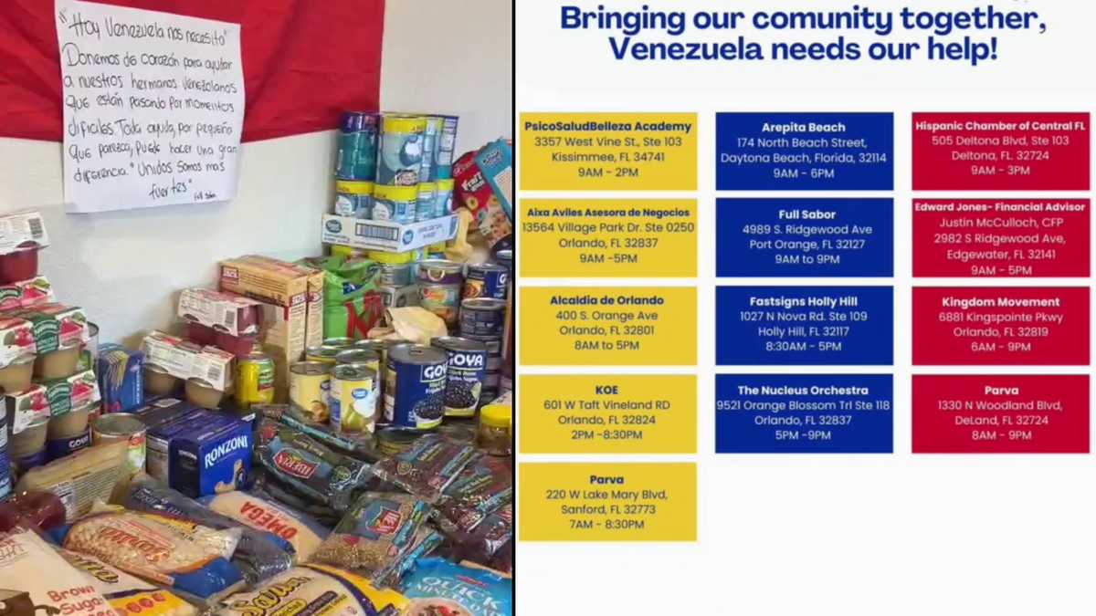 Central Florida collects donations for Venezuela