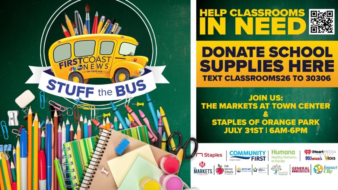 It's time to Stuff The Bus for 2026! How to donate school supplies to First Coast kids in need