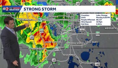 More strong storms with heavy rainfall Tuesday afternoon across Central Florida. 06.29.2026