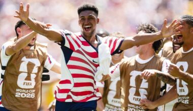 Crowds gathered at FIFA Fan Fest in Miami to watch Team USA's second World Cup match against Australia