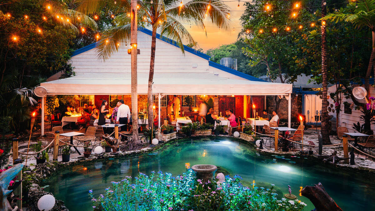 Eos Garden Mediterranean restaurant is now open at the Water Pump House in Miami Eos Garden Mediterranean restaurant is now open at the Water Pump House in Miami