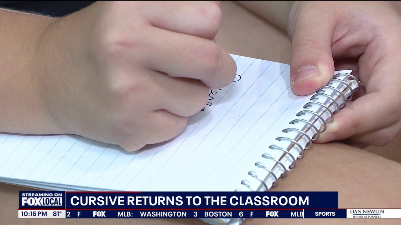 New Florida law is bringing cursive back to classrooms