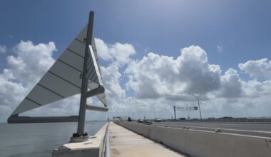 Howard Frankland Bridge 'sails' were part of an $8 million aesthetics contract