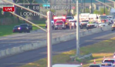 Crash shuts down I-4 westbound in Orange County; all lanes closed