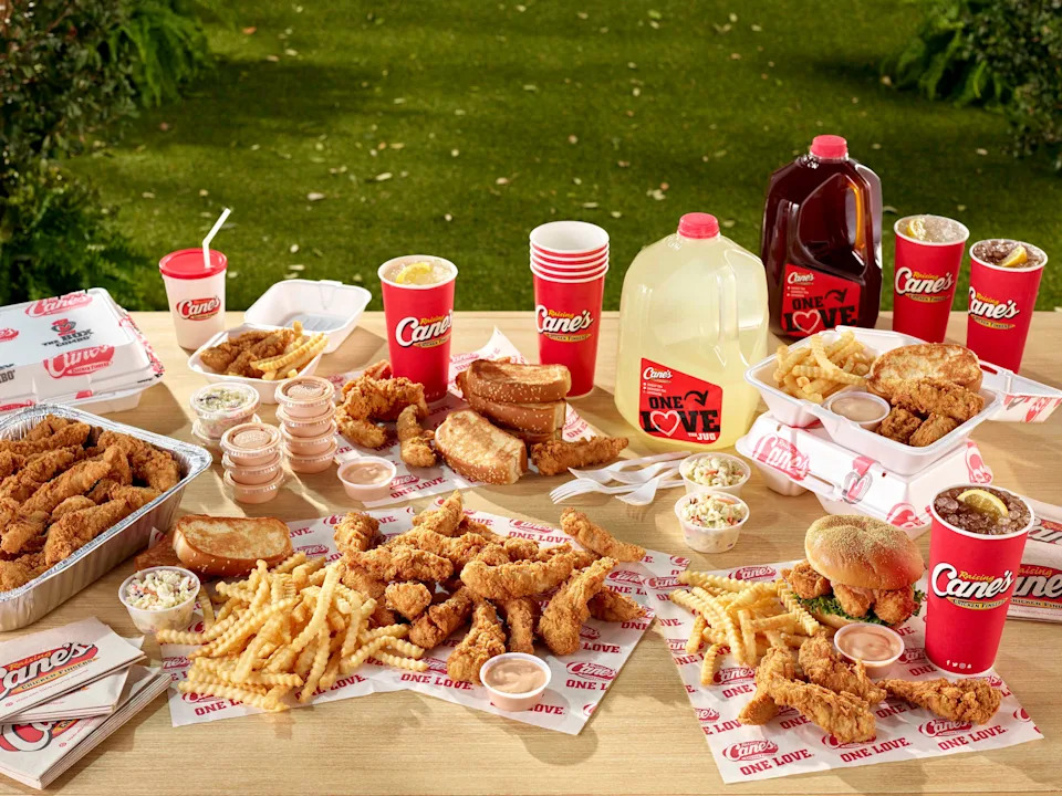 Raising Cane's group order.