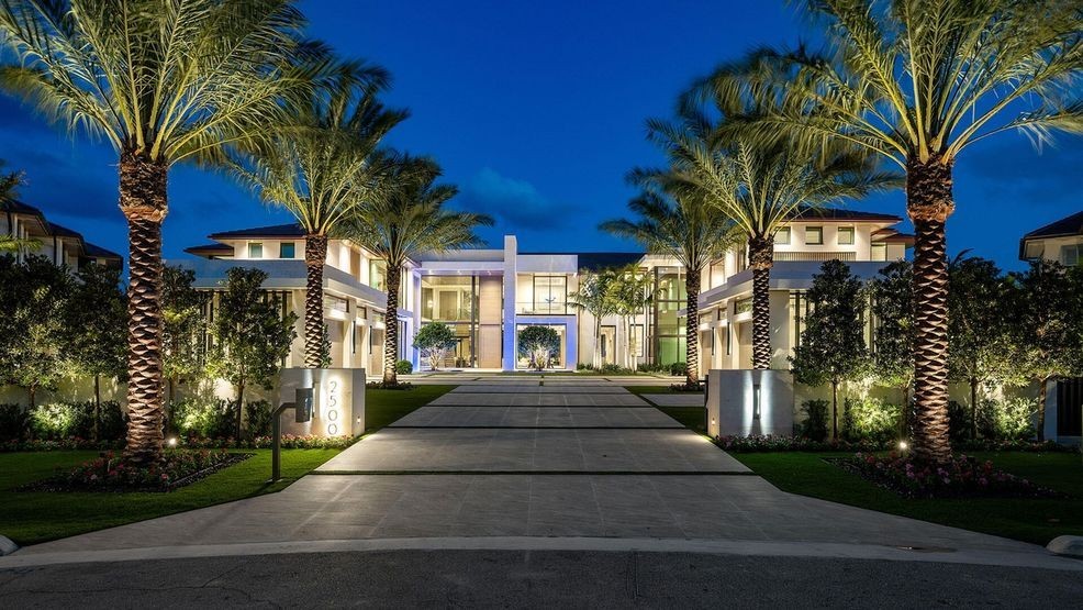 A sprawling waterfront mansion recently sold for $75 million in Boca Raton, becoming the most expensive home sold in the United States in May. The home, in Royal Palm Yacht & Country Club, on East Maya Palm Drive, boasts eight bedrooms, 10 bathrooms, a “wellness wing” and a “high-tech golf simulator” among its 18,000 square feet. (Redfin)