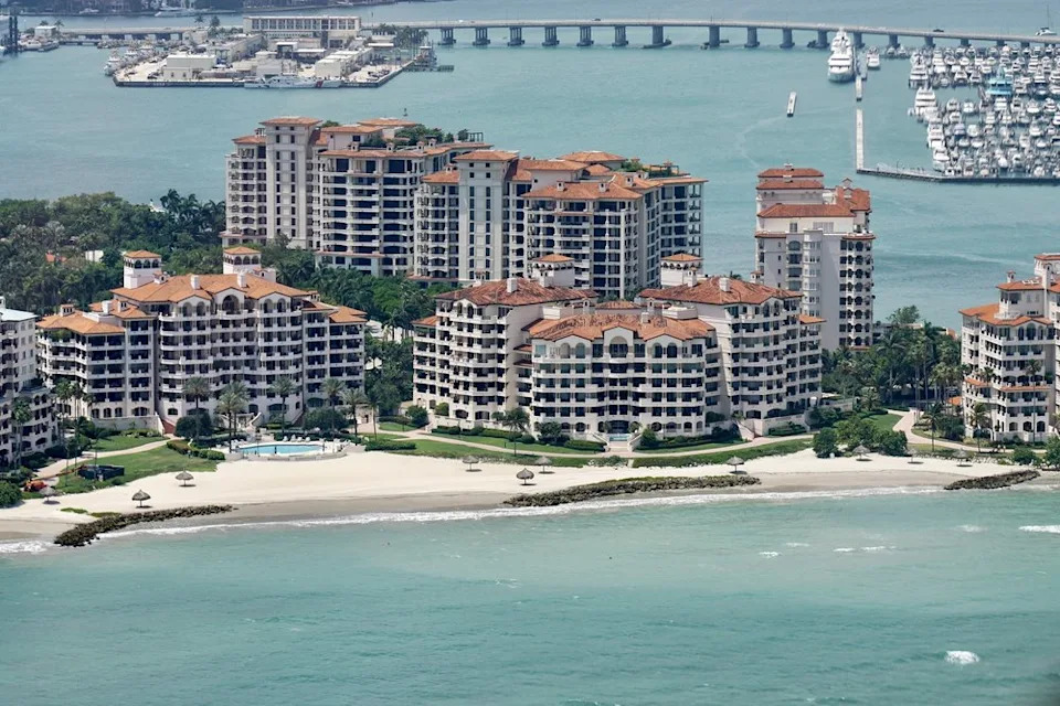Aerial Views Of South Florida During Coronavirus Shutdown