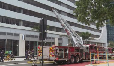 Garage fire on Central Ave. in downtown St. Pete causing road closures