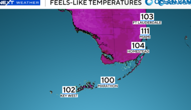 South Florida sees another day of dangerous heat as wildfire smoke lingers in Miami-Dade