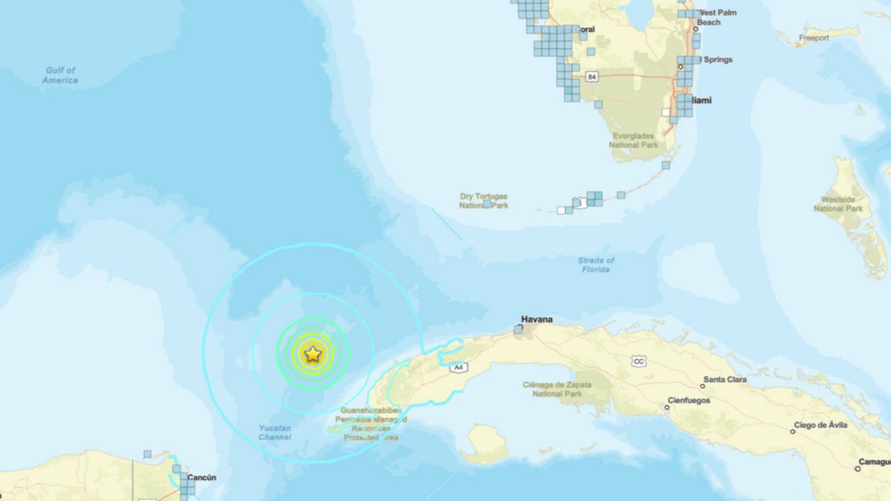 6.1 earthquake reported in Cuba felt in parts of Florida