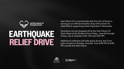 Inter Miami CF Foundation and the City of Doral Unite to Support Venezuela