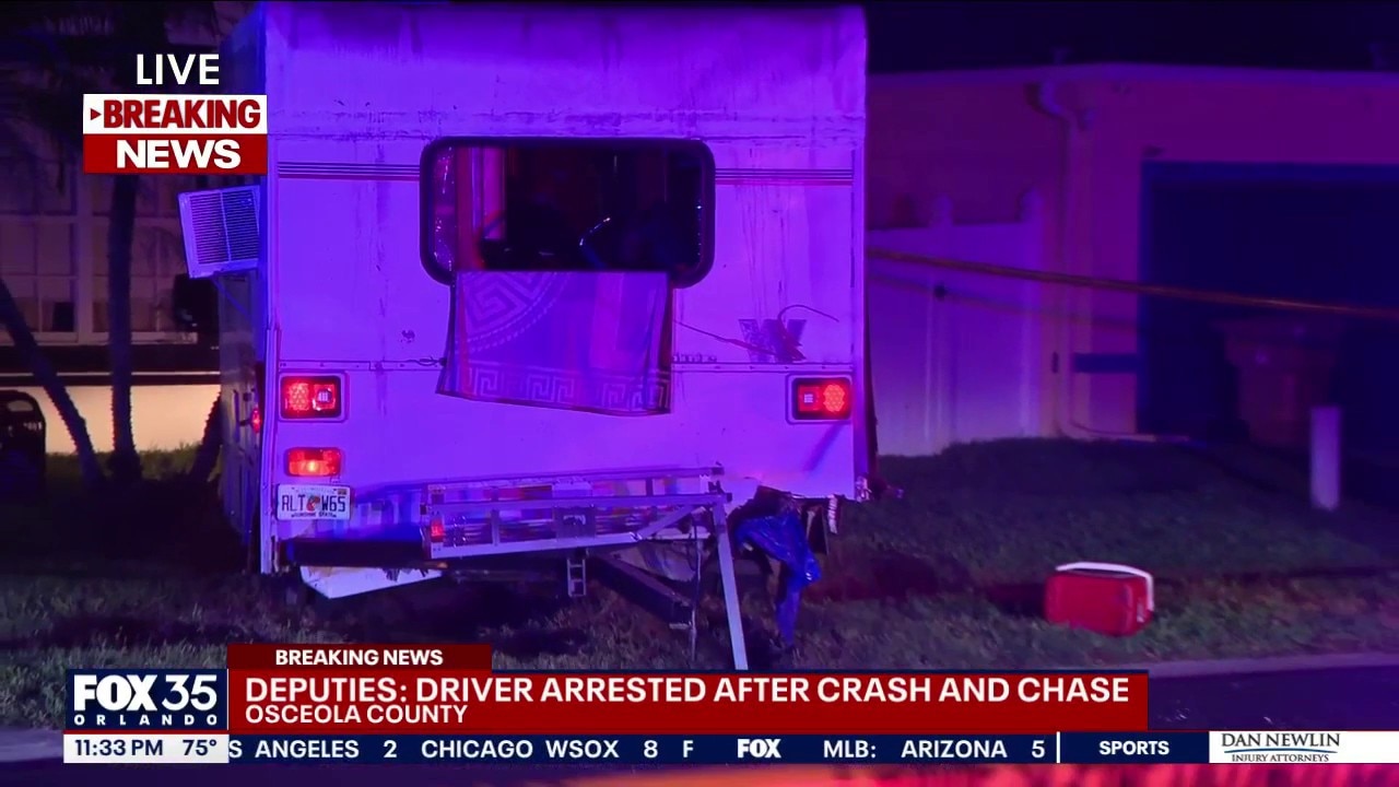 Man arrested after camper chase ends in Osceola County