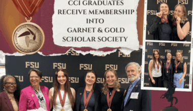 CCI Students Inducted into FSU’s Garnet & Gold Scholar Society – News & Events