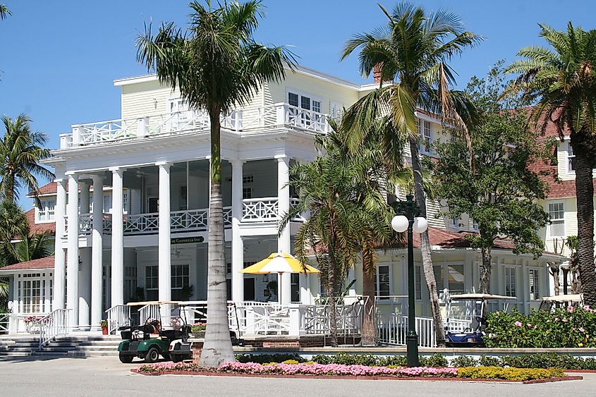 The historic Gasparilla Inn in Boca Grande, Florida
