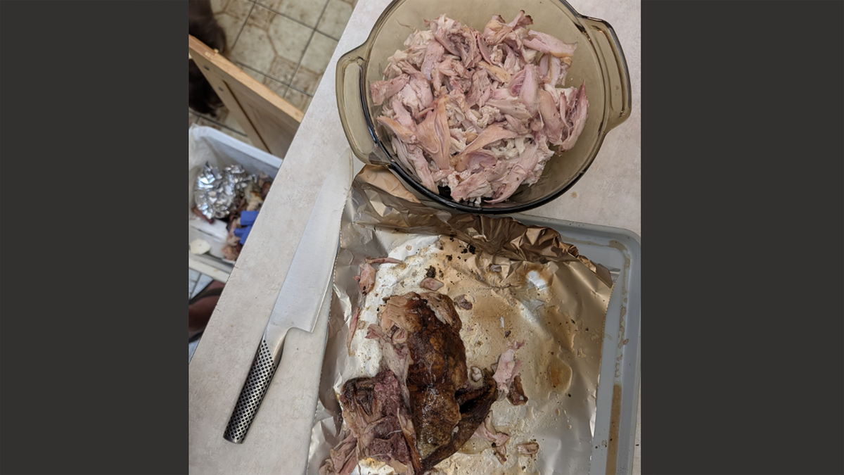 Screencaps reader Glyn shares the final product of his meat.