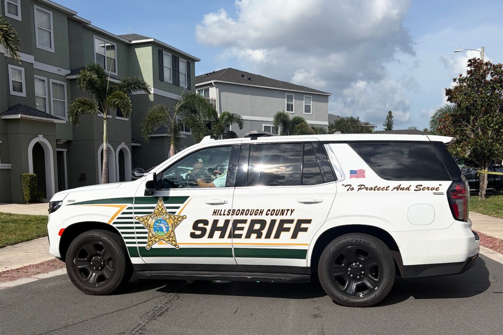 Hillsborough County Sheriff's Office patrol vehicle.
