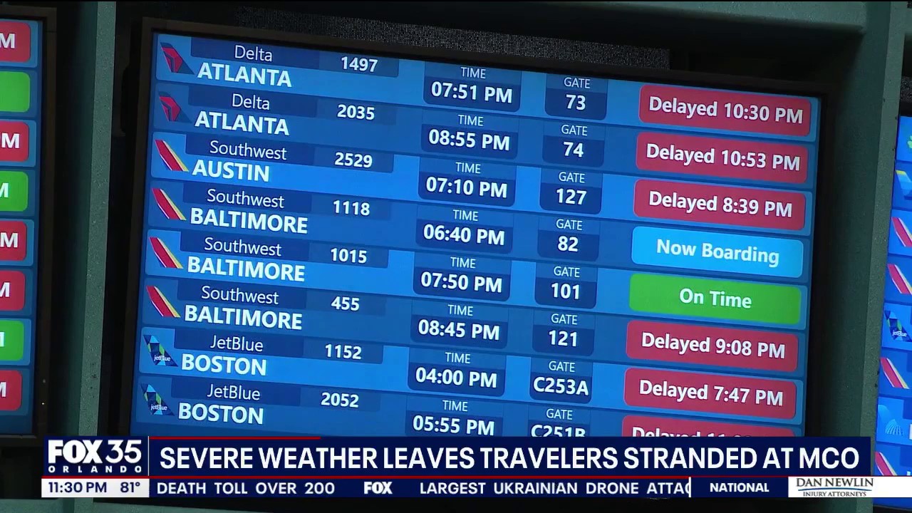 Arthur causes widespread flight delays, strands travelers at MCO