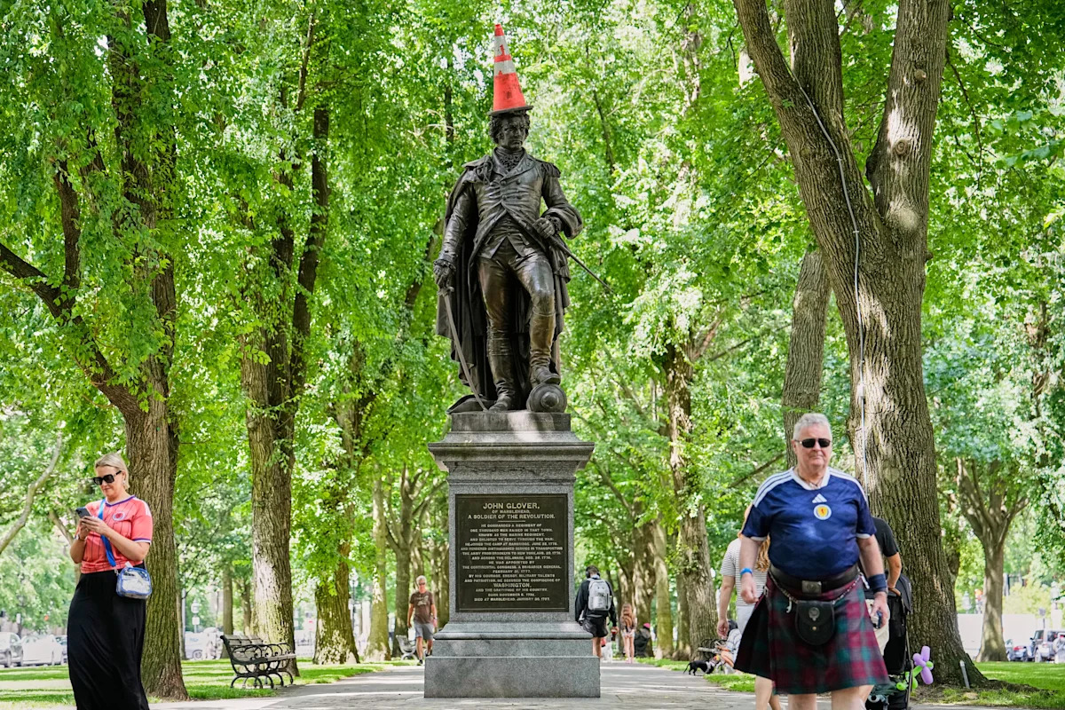 Scottish World Cup fans get rude awakening from Miami police over traffic cone stunt: 'They're obviously not Boston'