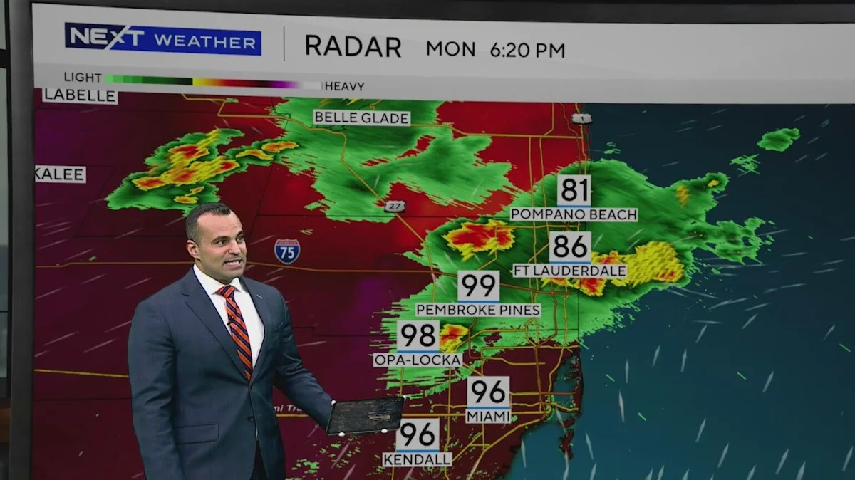 Heat relief: Scattered storms bring cooldown to South Florida