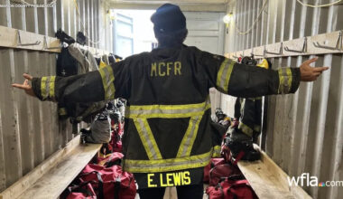 Community mourns Florida firefighter killed in car crash
