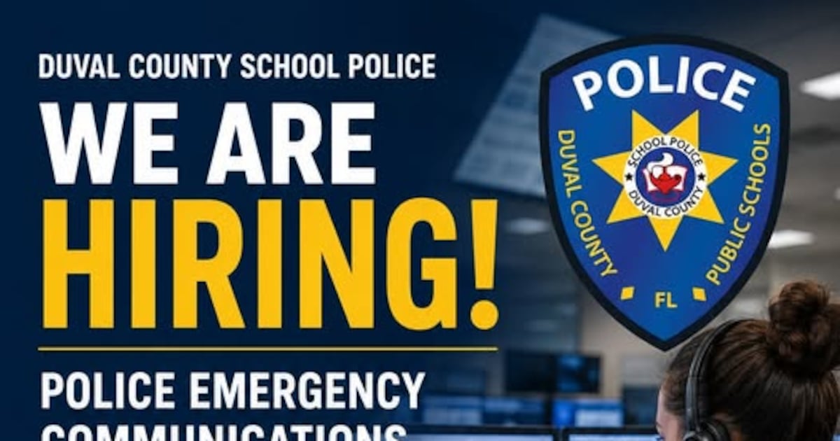 Duval County School police hiring emergency communications officers – 104.5 WOKV