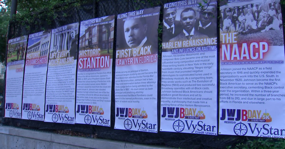 Hundreds celebrate James Weldon Johnson’s legacy at annual race event – Action News Jax