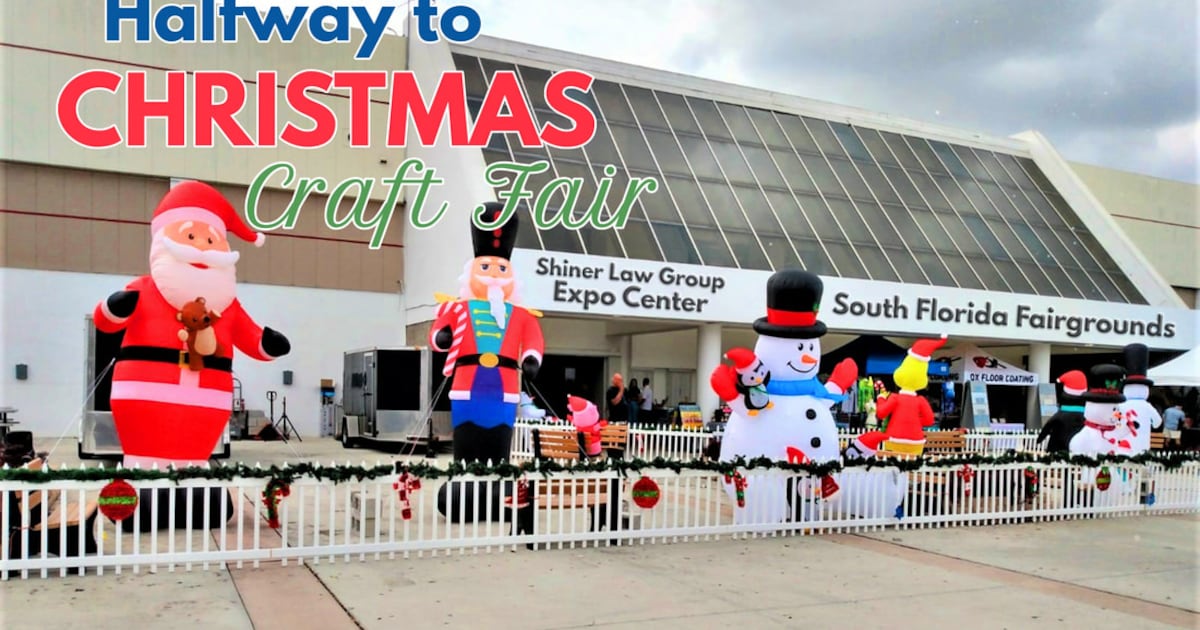 Halfway to Christmas Craft Fair in South Florida Fairgrounds