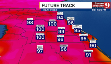 Central Florida braces for hot, humid, and rainy weekend