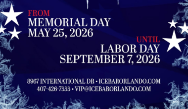 Orlando's ICEBAR launches Red White & Chill promotion