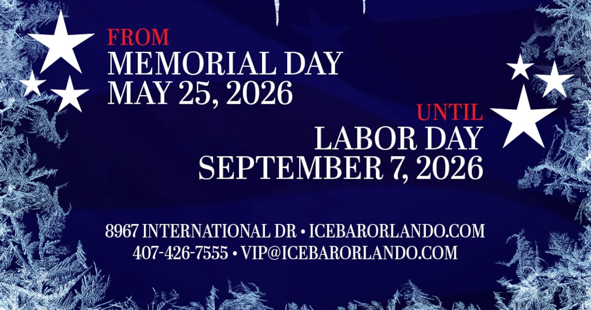 Orlando's ICEBAR launches Red White & Chill promotion